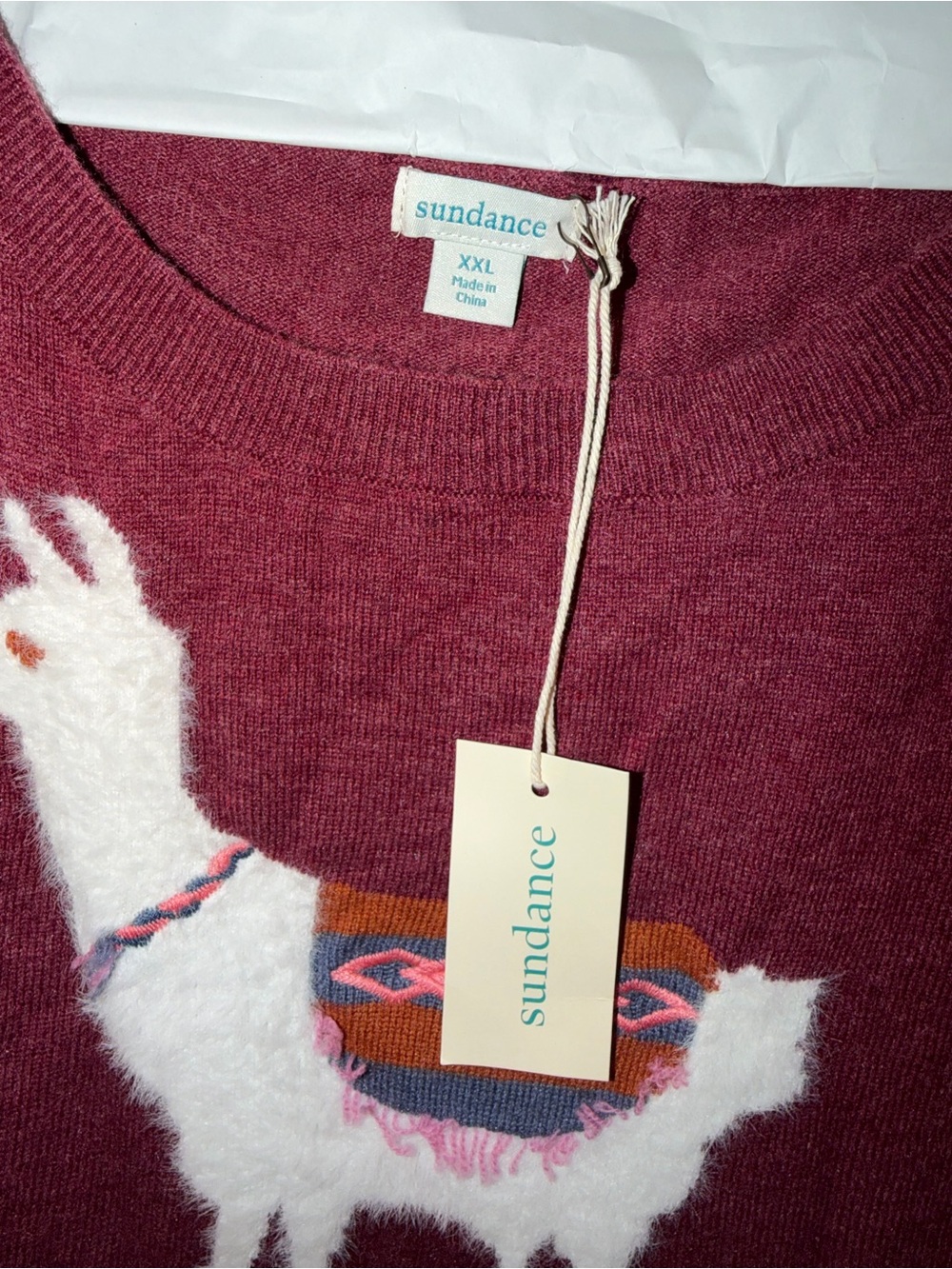 Sundance Laid Back Llama Wool Blend Sweater. - Picture 2 of 5